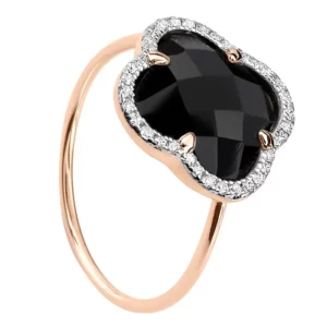 Bague Or Diamant Noir